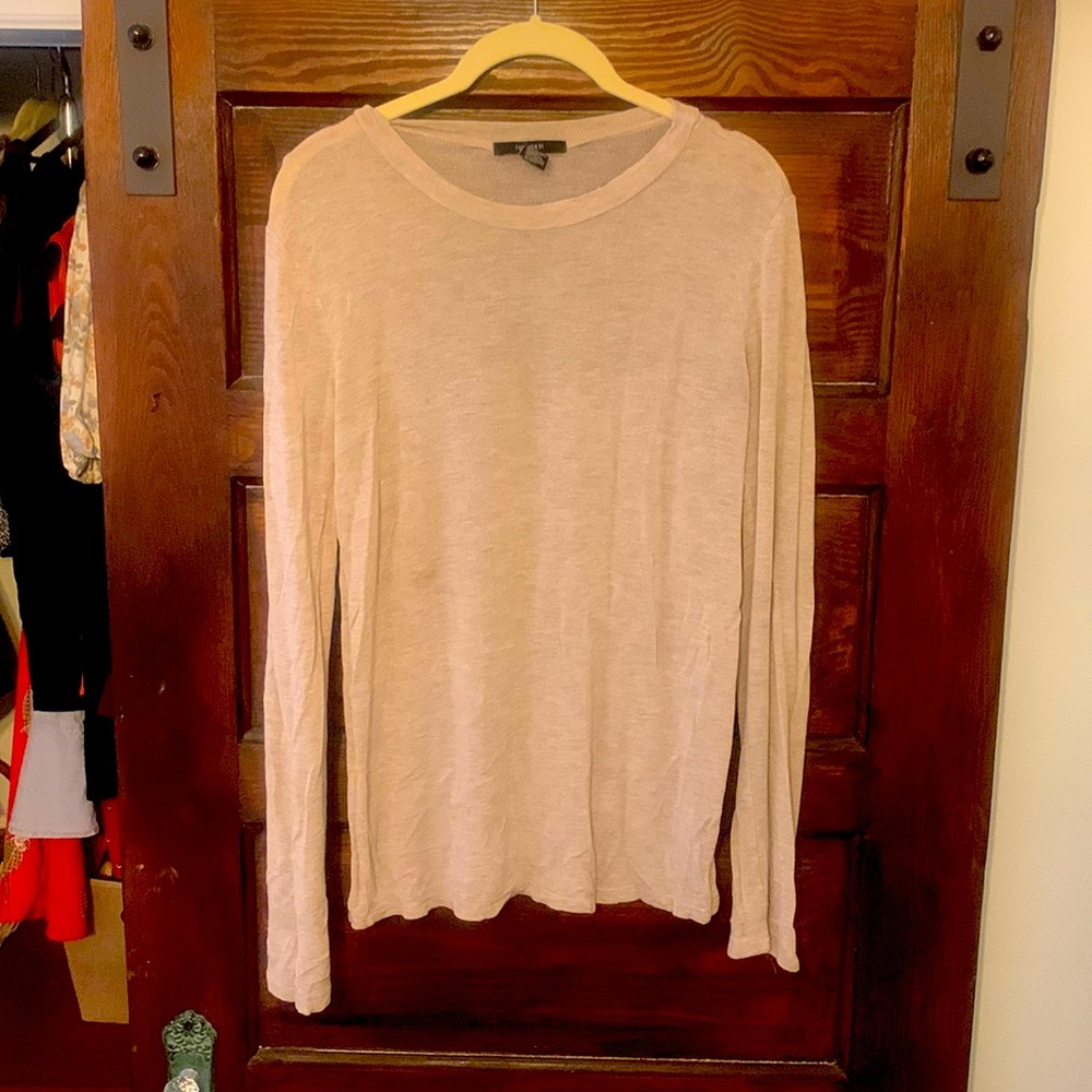 Light pulled over sheer top